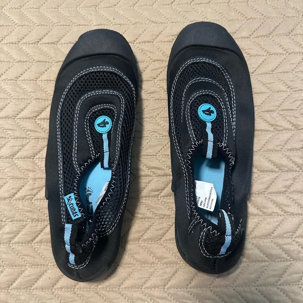 Cudas Black and Blue Water Shoes - Picture 1 of 5